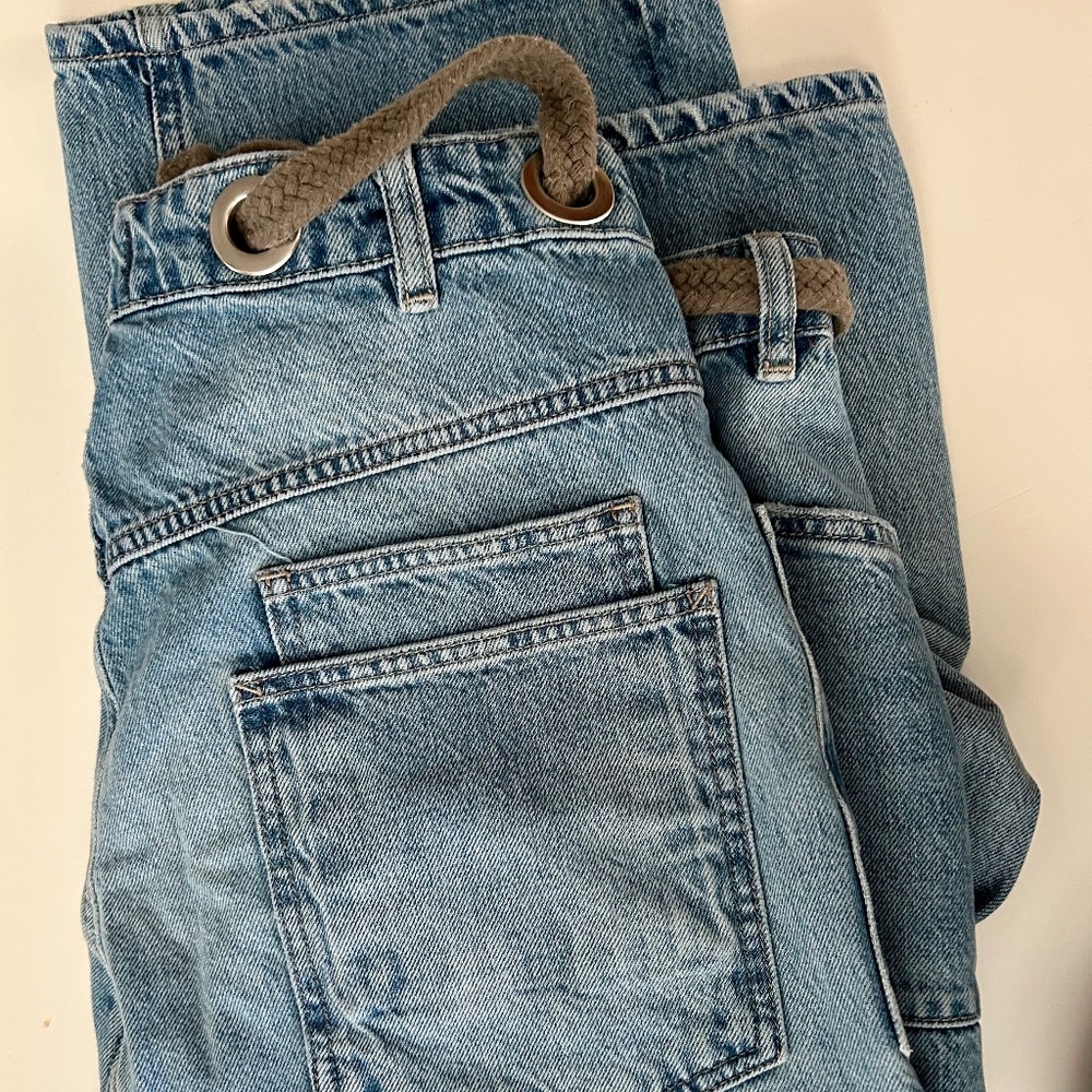 We the Free  Moxie womens  size 29  barrel Jean with belt - Picture 14 of 14